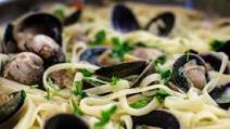 Spaghetti with clams Spaghetti with clams
