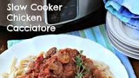 Slow Cooker Chicken Cacciatore Slow Cooker Chicken Cacciatore