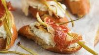Roasted Fennel, Burrata and Crispy Parma Ham Bruschetta Roasted Fennel, Burrata and Crispy Parma Ham Bruschetta