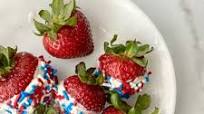Red, White, & Blue Strawberries for 4th of July Red, White, & Blue Strawberries for 4th of July