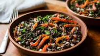 Lentil and Herb Salad With Roasted Peppers and Feta Lentil and Herb Salad With Roasted Peppers and Feta