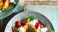 Grilled melon caprese salad Grilled melon caprese salad