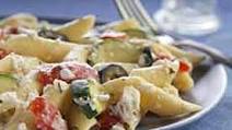 Mediterranean Mostaccioli with Feta Mediterranean Mostaccioli with Feta