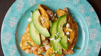 Shrimp Enchiladas in a Rich Tomato Sauce Shrimp Enchiladas in a Rich Tomato Sauce