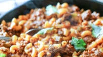 Skillet Macaroni and Beef Recipe Skillet Macaroni and Beef Recipe