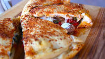 Italian Sausage Calzone Italian Sausage Calzone
