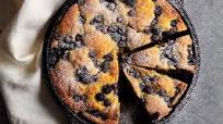 Blueberry-Cornmeal Skillet Cake Blueberry-Cornmeal Skillet Cake