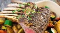 Keto Lamb Chops with Roasted Summer Vegetables Keto Lamb Chops with Roasted Summer Vegetables