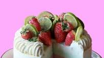 Strawberry, Key Lime & Coconut Cake Strawberry, Key Lime & Coconut Cake