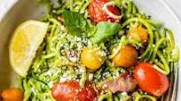 Pesto Zucchini Noodles Pesto Zucchini Noodles