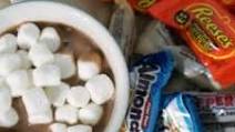 Halloween Candy Slow Cooker Hot Cocoa Halloween Candy Slow Cooker Hot Cocoa