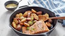 Cast-Iron Spring Salmon & Potato Supper Cast-Iron Spring Salmon & Potato Supper