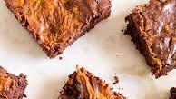 Eggless Salted Caramel Brownies Eggless Salted Caramel Brownies
