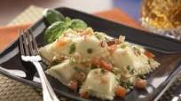 Gluten-Free Cheese Ravioli with Tomato Bruschetta Gluten-Free Cheese Ravioli with Tomato Bruschetta