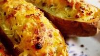 Cajun Crawfish Twice Baked Stuffed Potatoes Cajun Crawfish Twice Baked Stuffed Potatoes