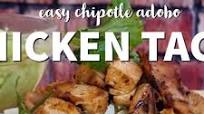 EASY CHIPOTLE ADOBO CHICKEN TACOS EASY CHIPOTLE ADOBO CHICKEN TACOS