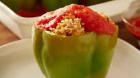 Ground Beef & Quinoa-Stuffed Peppers Ground Beef & Quinoa-Stuffed Peppers