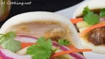Steamed Bao with Glazed Pork Belly and Pickled Veggies Steamed Bao with Glazed Pork Belly and Pickled Veggies