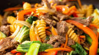 Vietnamese Beef Pasta Stir-Fry (Nui Xao Bo) Vietnamese Beef Pasta Stir-Fry (Nui Xao Bo)