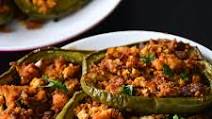 Spicy Tofu stuffed Bell Pepper Spicy Tofu stuffed Bell Pepper