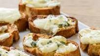 Bruschetta with Gorgonzola Cheese and Honey Bruschetta with Gorgonzola Cheese and Honey
