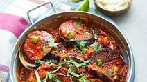 West Indian spiced aubergine curry West Indian spiced aubergine curry