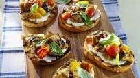 Grilled Eggplant Bruschetta Grilled Eggplant Bruschetta
