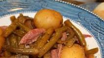 Slow Cooker Green Beans, Ham and Potatoes Slow Cooker Green Beans, Ham and Potatoes