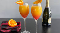 Two-tone mimosas Two-tone mimosas