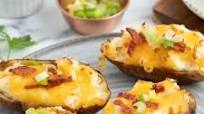 Air Fryer Twice-Baked Potatoes Air Fryer Twice-Baked Potatoes