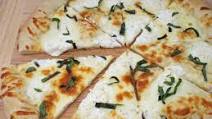 Homemade Garlic and Basil White Pizza Homemade Garlic and Basil White Pizza