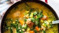 Italian Wedding Soup {Paleo, Keto, Whole30} Italian Wedding Soup {Paleo, Keto, Whole30}