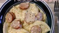 Crockpot Pierogi Casserole with Kielbasa - Easy Meals Crockpot Pierogi Casserole with Kielbasa - Easy Meals