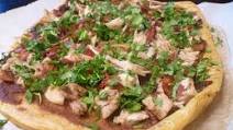 BBQ Pizza with Chicken, Bacon and Cilantro... BBQ Pizza with Chicken, Bacon and Cilantro...