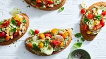 Cherry Tomato Bruschetta Tartines Cherry Tomato Bruschetta Tartines