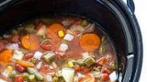Easy Crock Pot Vegetable Soup Easy Crock Pot Vegetable Soup