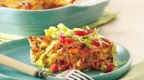 Layered Chile-Chicken Enchilada Casserole Layered Chile-Chicken Enchilada Casserole