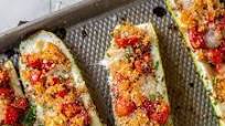 Bruschetta Quinoa Zucchini Boats Bruschetta Quinoa Zucchini Boats