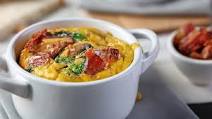 Bacon and Mushroom Frittata with Spinach and Gouda Bacon and Mushroom Frittata with Spinach and Gouda