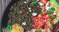 Mediterranean Style Grain Bowls Recipe with lentils and chickpeas Mediterranean Style Grain Bowls Recipe with lentils and chickpeas