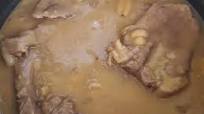 Beef tongue and Madeira wine sauce Beef tongue and Madeira wine sauce