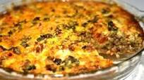Ground Beef Basil and Tomato Frittata Ground Beef Basil and Tomato Frittata