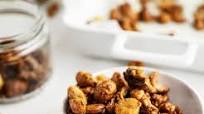 Frutos secos tostados con cúrcuma y miel Frutos secos tostados con cúrcuma y miel