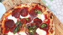 Pizza With Hot Soppressata, Mozzarella, Chilies, and Honey Recipe Pizza With Hot Soppressata, Mozzarella, Chilies, and Honey Recipe