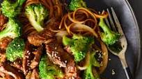 Sesame-Garlic Beef & Broccoli with Whole-Wheat Noodles Sesame-Garlic Beef & Broccoli with Whole-Wheat Noodles