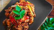 Vegetarian Kam Heong Chicken 素甘香鸡丁 Vegetarian Kam Heong Chicken 素甘香鸡丁