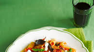 Pasta with aubergine & tomato sauce Pasta with aubergine & tomato sauce