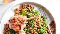Caribbean chicken with lentils Caribbean chicken with lentils