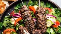 Beef Kofta Kebabs with Tzatziki