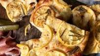 Lemon, Rosemary and Parmesan Focaccia Lemon, Rosemary and Parmesan Focaccia
